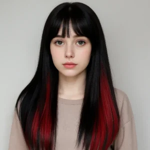 Wine Red Hair